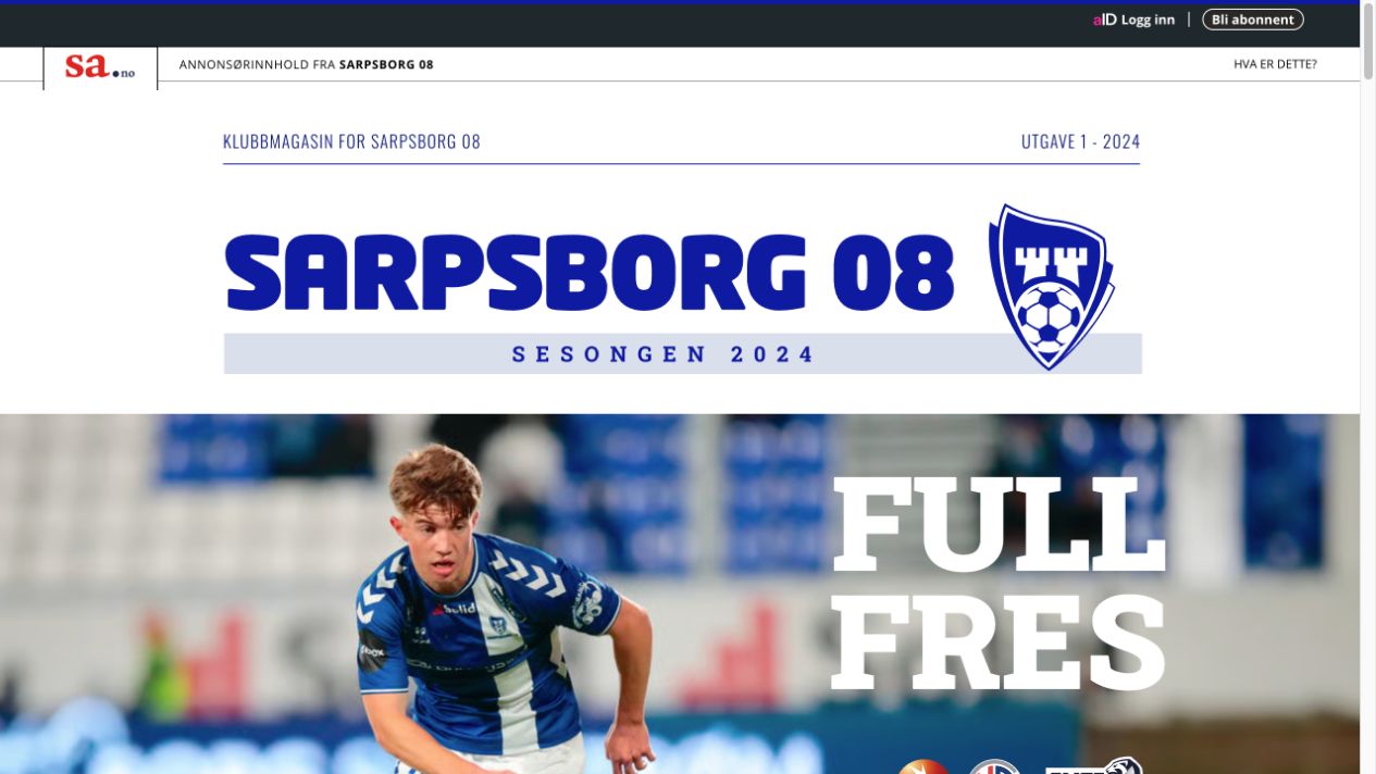 Sarpsborg 08 klubbmagasin